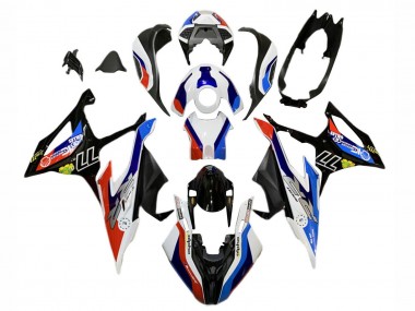 Wholesale 2019-2022 BMW S1000RR Motorcycle Fairings - Blue Red White 77