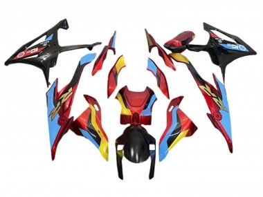 Wholesale 2019-2022 BMW S1000RR Motorcycle Fairings - Light Blue Red Gold