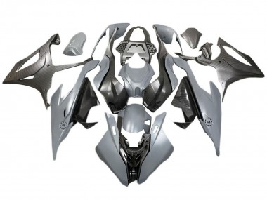 Wholesale 2019-2022 BMW S1000RR Motorcycle Fairings - Grey Black Carbon Fiber