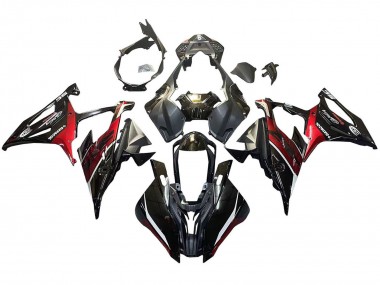 Wholesale 2019-2022 BMW S1000RR Motorcycle Fairings - Black Dark Red