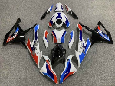 Wholesale 2019-2022 BMW S1000RR Motorcycle Fairing - White Blue Red