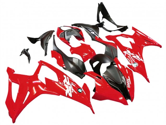 2019-2022 BMW S1000RR Motorcycle Fairing Kits - Red Black