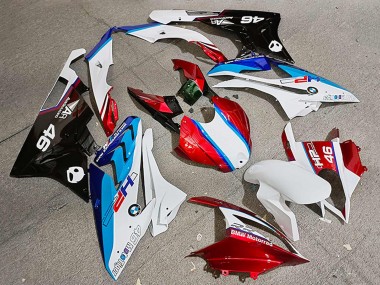 Wholesale 2019-2022 BMW S1000RR Motorcycle Fairings - Red White Blue 46