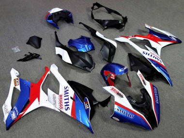 Wholesale 2019-2022 BMW S1000RR Motorcycle Fairings - White Blue Red Smiths