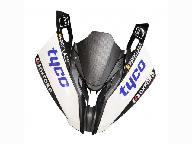 2019-2022 BMW S1000RR Motorcycle Fairings - White Black Pink Oxford