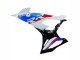 2019-2022 BMW S1000RR Motorcycle Fairings - White Blue Red