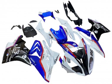 Wholesale 2017-2018 BMW S1000RR Bike Fairings - White Blue Red Glossy Black