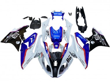 Wholesale 2017-2018 BMW S1000RR Bike Fairings - White Blue Red Glossy Black