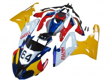 Wholesale 2017-2018 BMW S1000RR Motorcycle Fairings - Yellow White Red Blue Fiamm 64