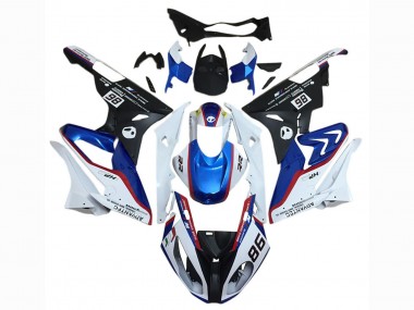 Wholesale 2015-2016 BMW S1000RR Motorcycle Fairing Kits - White Red Blue Matte Black