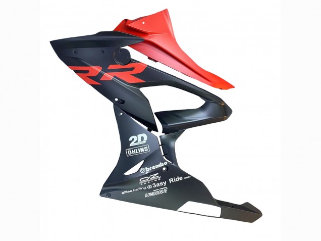 2015-2016 BMW S1000RR Motorcycle Fairings - Matte Black Red