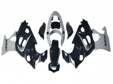 Wholesale 2004-2006 Suzuki GSX600F/GSX750F Motorcycle Fairing - Glossy Black Grey