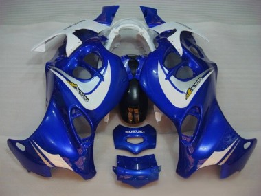 Wholesale 2004-2006 Suzuki GSX600F/GSX750F Motorcycle Fairings - Blue White