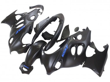 Wholesale 2004-2006 Suzuki GSX600F/GSX750F Motorcycle Fairings - Matte Black with Blue Logo