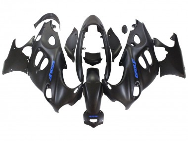 Wholesale 2004-2006 Suzuki GSX600F/GSX750F Motorcycle Fairings - Matte Black with Blue Logo