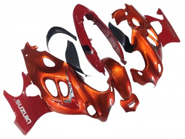 Wholesale 2004-2006 Suzuki GSX600F/GSX750F Motorcycle Fairings - Burnt Orange White Logo