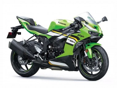 Wholesale 2023-2025 Kawasaki ZX6R Motorcycle Fairings - Green White Black Ninja