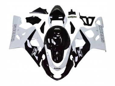 Wholesale 2004-2005 Suzuki GSXR 600 / GSXR 750 Motorcycle Fairings - White Black