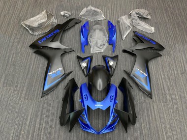 Wholesale 2011-2024 Suzuki GSXR 600 / GSXR 750 Motorcycle Fairing Kits - Blue Matte Black