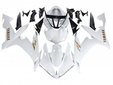 Wholesale 2004-2006 Yamaha YZF 1000 R1 Motorcycle Fairings - White Gold Decals
