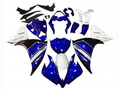 Wholesale 2012-2014 Yamaha YZF 1000 R1 Motorcycle Fairing - White Blue Black
