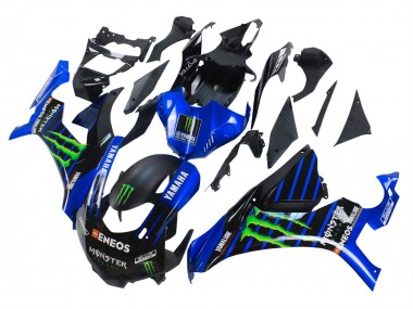 Wholesale 2015-2019 Yamaha YZF 1000 R1 Motorcycle Fairings - Blue Matte Black Green Monster ENEOS