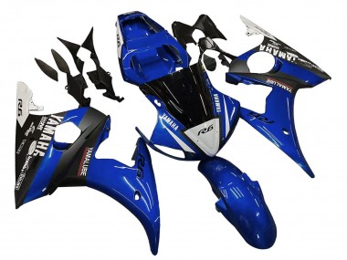 Wholesale 2003-2004 Yamaha YZF R6 Motorcycle Fairings - Blue White Glossy Black Yamalube
