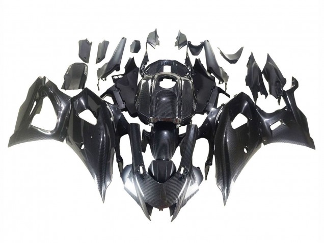 2021-2024 Yamaha YZF R7 Motorcycle Fairings - Black Carbon Fiber Carbon Fiber