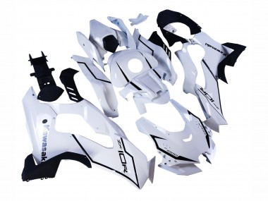 Wholesale 2021-2025 Kawasaki ZX10R Motorcycle Fairings - White Black