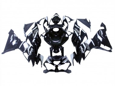 Wholesale 2019-2022 Kawasaki ZX6R Motorcycle Fairings - Glossy Black White