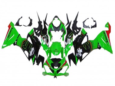Wholesale 2019-2022 Kawasaki ZX6R Motorcycle Fairings - Green Glossy Black Red