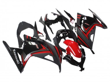 Wholesale 2013-2024 Kawasaki EX300 Motorcycle Fairings - Red Black