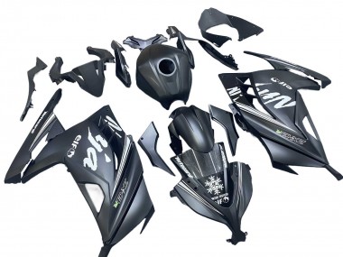 Wholesale 2013-2024 Kawasaki EX300 Motorcycle Fairings - Matte Black White Elf Snow