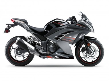 Wholesale 2013-2024 Kawasaki EX300 Motorcycle Fairings - Black Silver Red
