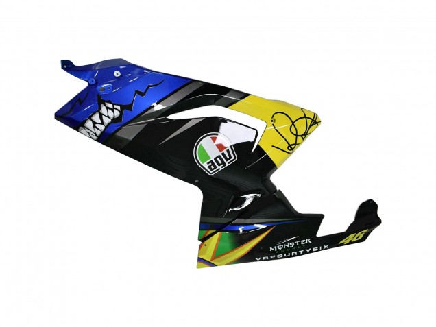 2006-2011 Aprilia RS125 Motorcycle Fairings - Blue Yellow Black Shark