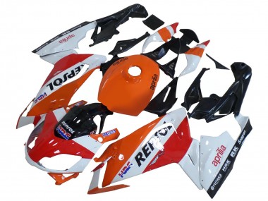 Wholesale 2006-2011 Aprilia RS125 Motorcycle Fairings - White Orange Red Repsol