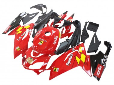 Wholesale 2006-2011 Aprilia RS125 Motorcycle Fairings - Red White Yellow Black