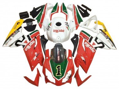 Wholesale 2006-2011 Aprilia RS125 Motorcycle Fairings - White Red Green