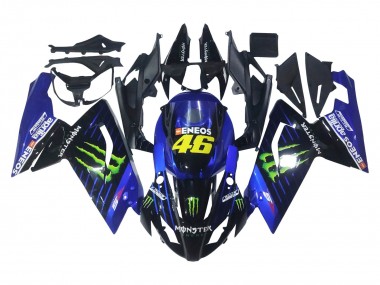 Wholesale 2006-2011 Aprilia RS125 Motorcycle Fairings - Blue Black Green Monster 46