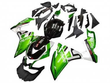 Wholesale 2012-2018 Aprilia RS4 50 125 Motorcycle Fairings - White Green Glossy Black