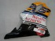 2004-2007 Honda CBR600 F4i Motorcycle Fairings - Yellow Blue White Black Nastro Azzurro