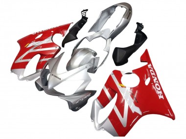 Wholesale 2004-2007 Honda CBR600 F4i Motorcycle Fairings - Silver Red