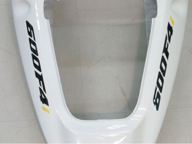 2004-2007 Honda CBR600 F4i Motorcycle Fairing - White Glossy Black