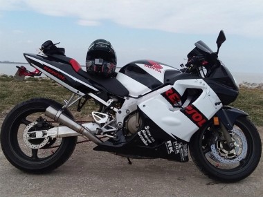 Wholesale 2004-2007 Honda CBR600 F4i Motorcycle Fairings - White Glossy Black Red Repsol