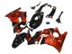 1991-1994 Honda CBR600 F2 Motorcycle Fairings - Orange Glossy Black