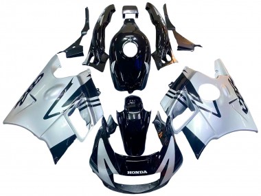Wholesale 1991-1994 Honda CBR600 F2 Motorcycle Fairings - Silver Glossy Black