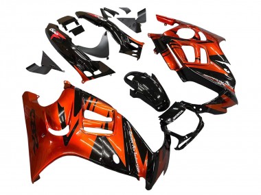 Wholesale 1995-1996 Honda CBR600 F3 Motorcycle Fairings - Orange Glossy Black