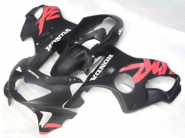 Wholesale 1999-2000 Honda CBR600 F4 Motorcycle Fairings - Matte Black Pink Decals
