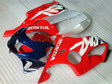 Wholesale 1999-2000 Honda CBR600 F4 Motorcycle Fairings - White Red Dark Blue