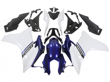 Wholesale 2011-2013 Honda CBR600F Motorcycle Fairings - White Blue